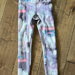 Athleta girl multi-colored leggings